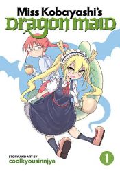 book cover of Miss Kobayashi's Dragon Maid Vol. 1 by coolkyousinnjya