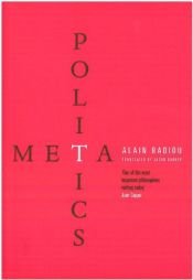 book cover of Metapolitics by Alain Badiou