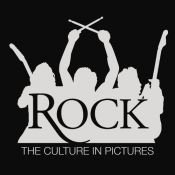 book cover of Rock: The Culture in Pictures (Mirrorpix) by Ammonite Press
