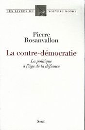 book cover of Vastademokratia : politiikka epäluulon aikakaudella by Pierre Rosanvallon