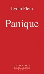 book cover of Panique by Lydia Flem