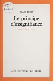 book cover of Le principe d'insignifiance by Alain Eraly