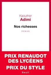 book cover of Nos richesses by Kaouther Adimi