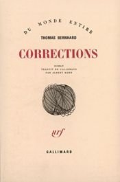 book cover of V210 CORRECTION (Aventure : the Vintage library of contemporary world literature) by Thomas Bernhard