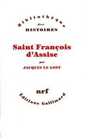 book cover of Saint François d'assise by Jacques Le Goff