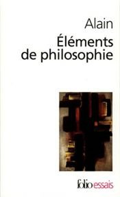 book cover of Éléments de philosophie by Alain