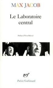 book cover of Le laboratoire central by Max Jacob