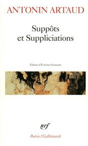 book cover of Suppôts et Suppliciations by Antonin Artaud