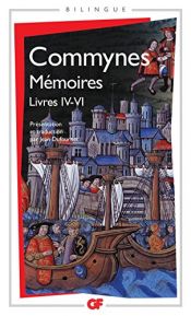 book cover of Mémoires Livres IV-VI by Philippe de Commynes