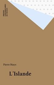 book cover of L'Islande by Pierre Biays