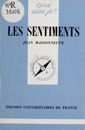 book cover of Les sentiments by Jean Maisonneuve