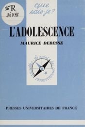 book cover of L'adolescence by Debesse Maurice