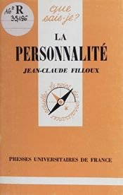 book cover of La personnalité by Jean-Claude Filloux