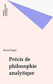 book cover of Précis de philosophie analytique by Pascal Engel