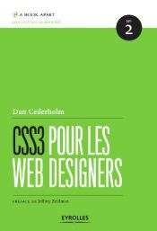 book cover of CSS3 for Web Designers by Dan Cederholm
