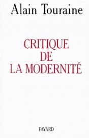 book cover of Critica della modernità by Alain Touraine