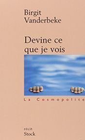 book cover of Devine ce que je vois by Birgit Vanderbeke