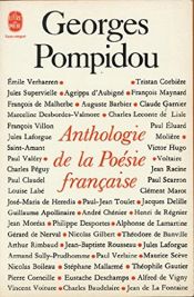 book cover of Anthologie De La Poésie Francaise by Georges Pompidou