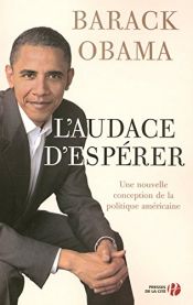 book cover of L'audace d'espérer : Une nouvelle conception de la politique américaine by Barack Obama