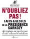 Faits et gestes de la présidence Sarkozy