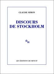 book cover of Discours de Stockholm by Claude Simon