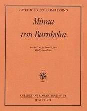 book cover of Minna von Barnhelm und andere Lustspiele by Gotthold Ephraim Lessing