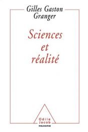 book cover of Sciences et réalité by Gilles-Gaston Granger