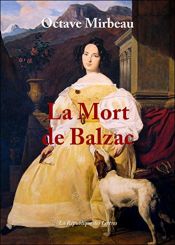 book cover of La Mort de Balzac by Octave Mirbeau