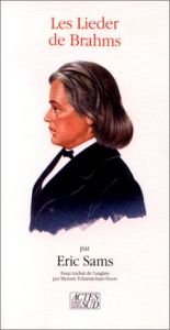 book cover of Les lieder de Brahms by Eric Sams