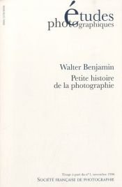 book cover of Petite histoire de la photographie by Walter Benjamin
