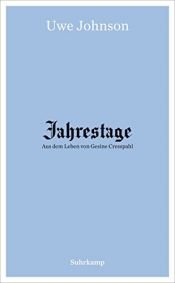 book cover of Jahrestage 1–4: Aus dem Leben von Gesine Cresspahl by Uwe Johnson