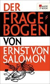 book cover of Der Fragebogen by Ernst von Salomon