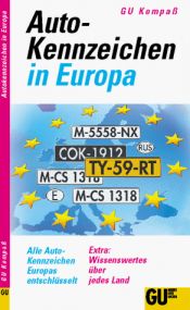 book cover of GU Kompaß Autokennzeichen in Europa by Martin Maedebach