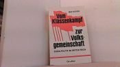 book cover of Vom Klassenkampf zur Volksgemeinschaft: Sozialpolitik im Dritten Reich by Max KlÃŒver