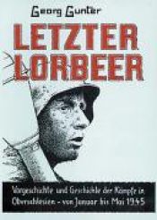 book cover of Letzter Lorbeer by Georg Gunter