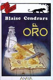 book cover of El oro by Blaise Cendrars