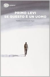 book cover of Se questo e un uomo by P. Levi