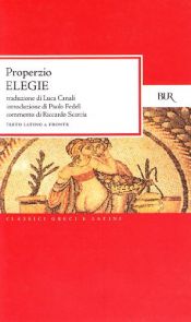 book cover of Elegie by Sesto Properzio