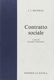 book cover of Contratto sociale by Jean-Jacques Rousseau