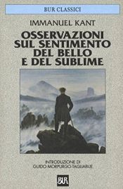 book cover of Osservazioni sul sentimento del bello e del sublime by Immanuel Kant