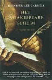 book cover of Het Shakespeare-geheim by Jennifer Lee Carrell